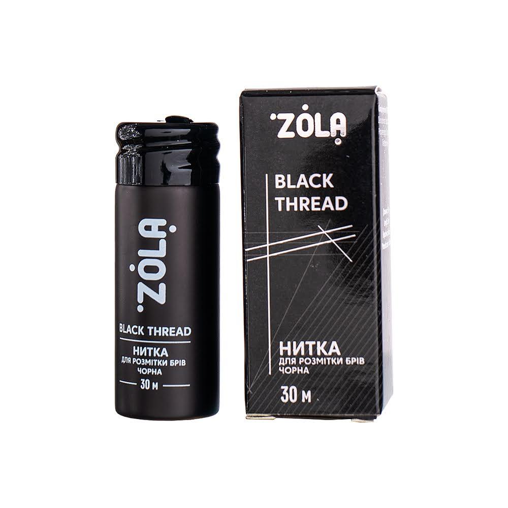 Нитка Zola (30метрів, черная) для розмітки брів