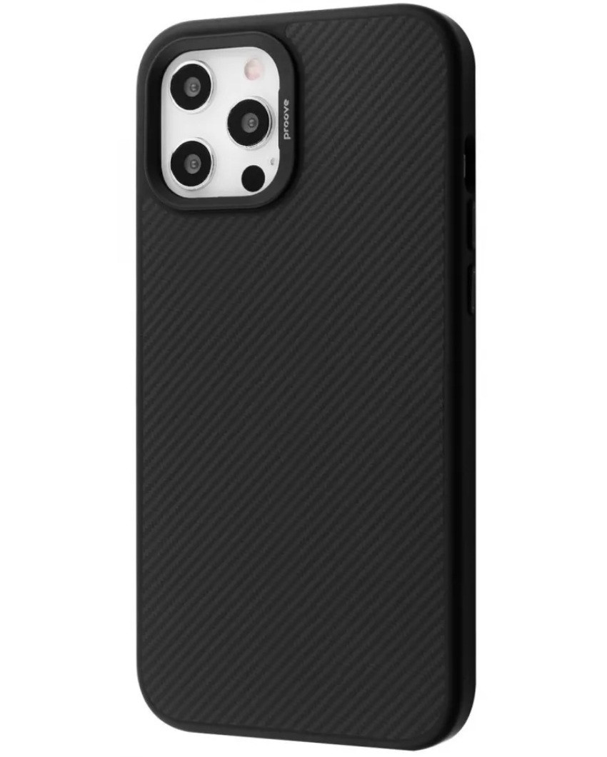 Карбоновий чохол Proove Force Armor MagSafe для iPhone 12/12 Pro