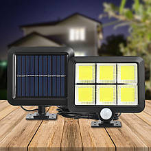 Вуличний ліхтар на сонячній батареї SL-F120 з датчиком день-ніч, IP65 120 COB