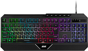 Клавіатура USB 2E KG315 LED Gaming black 2E-KG315UBK UA