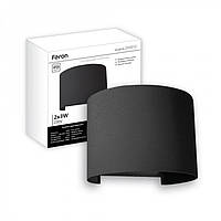 Архітектурний світлодіодний накладний світильник Feron DH013 6 Вт 4000 K чорний