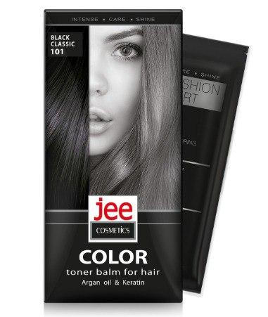 Тонуючий бальзам для волосся JEE COSMETICS 101 Чорний класичний, 30 мл