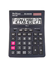 Калькулятор настільний 20,5х15,5 см 14 розрядів Brilliant BS-8884BK, 202062