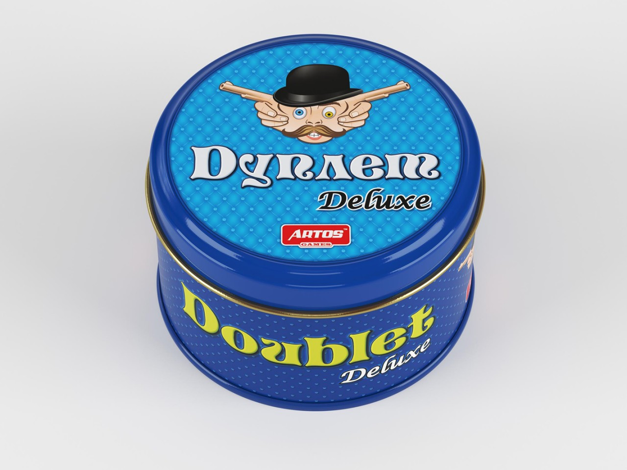 Настільна гра для дітей і дорослих у металевій коробці "Дуплет Deluxe" Double Artos Games