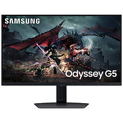 Монiтор Samsung 27" Odyssey G5 LS27DG500 (LS27DG500EIXCI) IPS Black 180Hz