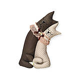 Подушка для інтер'єру Котики -муркотики 60 см, фото 7