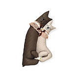 Подушка для інтер'єру Котики -муркотики 60 см, фото 6