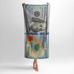 Рушник з принтом «Долар. Багатий стиль. Dollar. Rich Style»