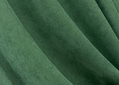 Шторна тканина мікровелюр Petek YL. Колір зелений. Код 1709ш
