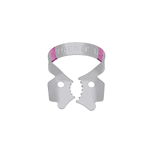 Кламмер кольорокодований крилатий 13A 1шт HYGENIC® GLOSS FINISH WINGLESS CLAMPS