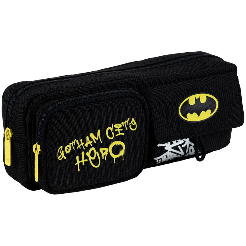 Пенал Kite DC Batman DC25-2701  21х8х7   чорний