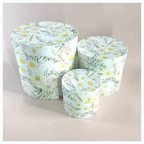 Пасхальні коробки "Ромашки" в наборі 3 шт