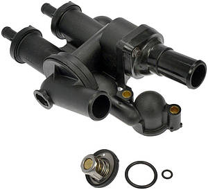 Корпус термостата, у зборі з 2 термостатами Dorman 902319 Jeep Compass, Patriot; Dodge Caliber, Journey; Fiat
