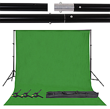 Фон хромакей 2 х 2 м з воротами, тримачем 2 х 2 м, фото 3