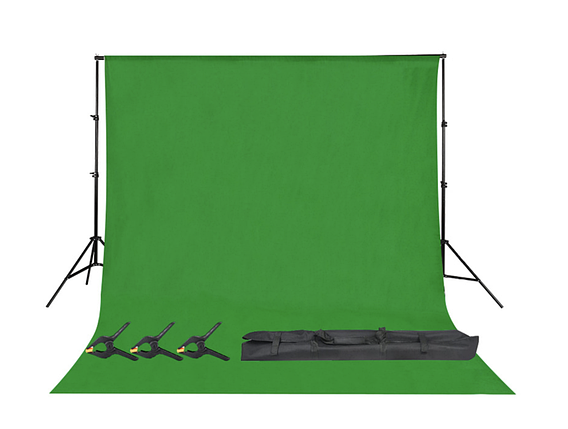 Фон хромакей 2 х 2 м з воротами, тримачем 2 х 2 м, фото 1