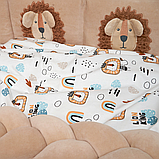 Постільний комплект Twins Leo на 7 предметів, beige, фото 4