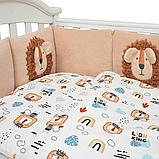 Постільний комплект Twins Leo на 7 предметів, beige, фото 3