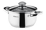Набір каструль із нержавіючої сталі Ardesto Gemini Gourmet Varese AR1906PS SH, фото 4