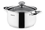 Набір каструль із нержавіючої сталі Ardesto Gemini Gourmet Varese AR1906PS SH, фото 5