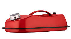 Каністра 2E JCM5H для бензину горизонтальна 5 л метал 0.6 мм, 1.5 кг, червона  (SHiz16589)