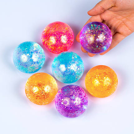 Іграшка тягучка антистрес Кулька, 6 см 12 шт упаковка, фото 1