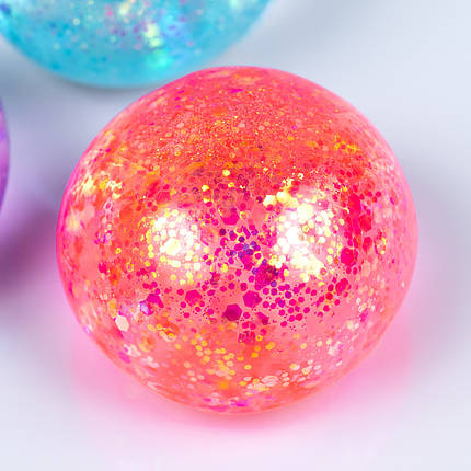 Іграшка тягучка антистрес Кулька, 6 см 12 шт упаковка, фото 2