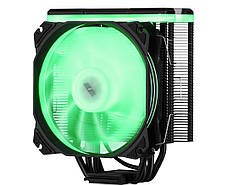 Кулер вентилятор для процесора 2E GAMING Air Cool AC120D4TC-ARGB, чорний (Niz16594)