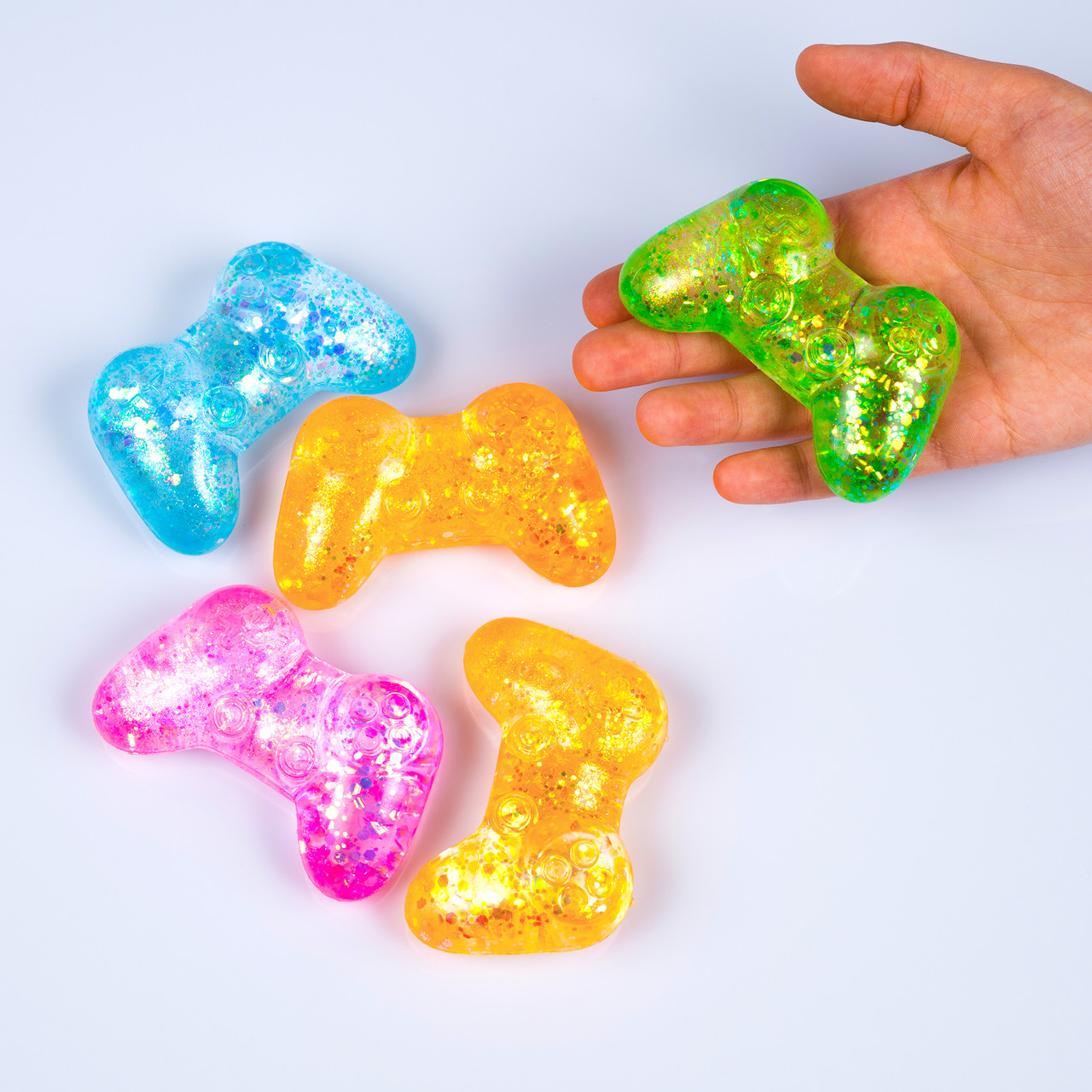 Іграшка тягучка антистрес Джойстик, 8 см 12 шт упаковка
