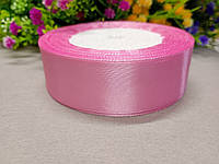 Атласна стрічка/2,5 см/23 метри/рожево-пудровий
