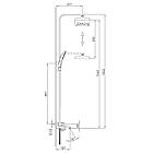 F2476-3 душ. система 3х функц. поворот. вилив-перімікач лат. корпус Ø35 (сатин золотушник) 1444/1ult, фото 5