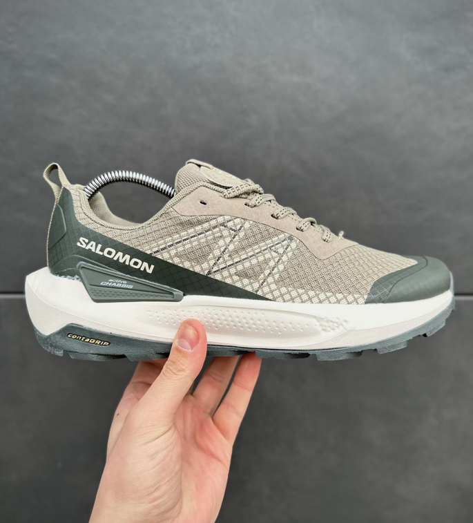 Чоловічі кросівки Salomon Elixir Activ olive Khaki Саломон олива хакі текстиль сітка весна літо