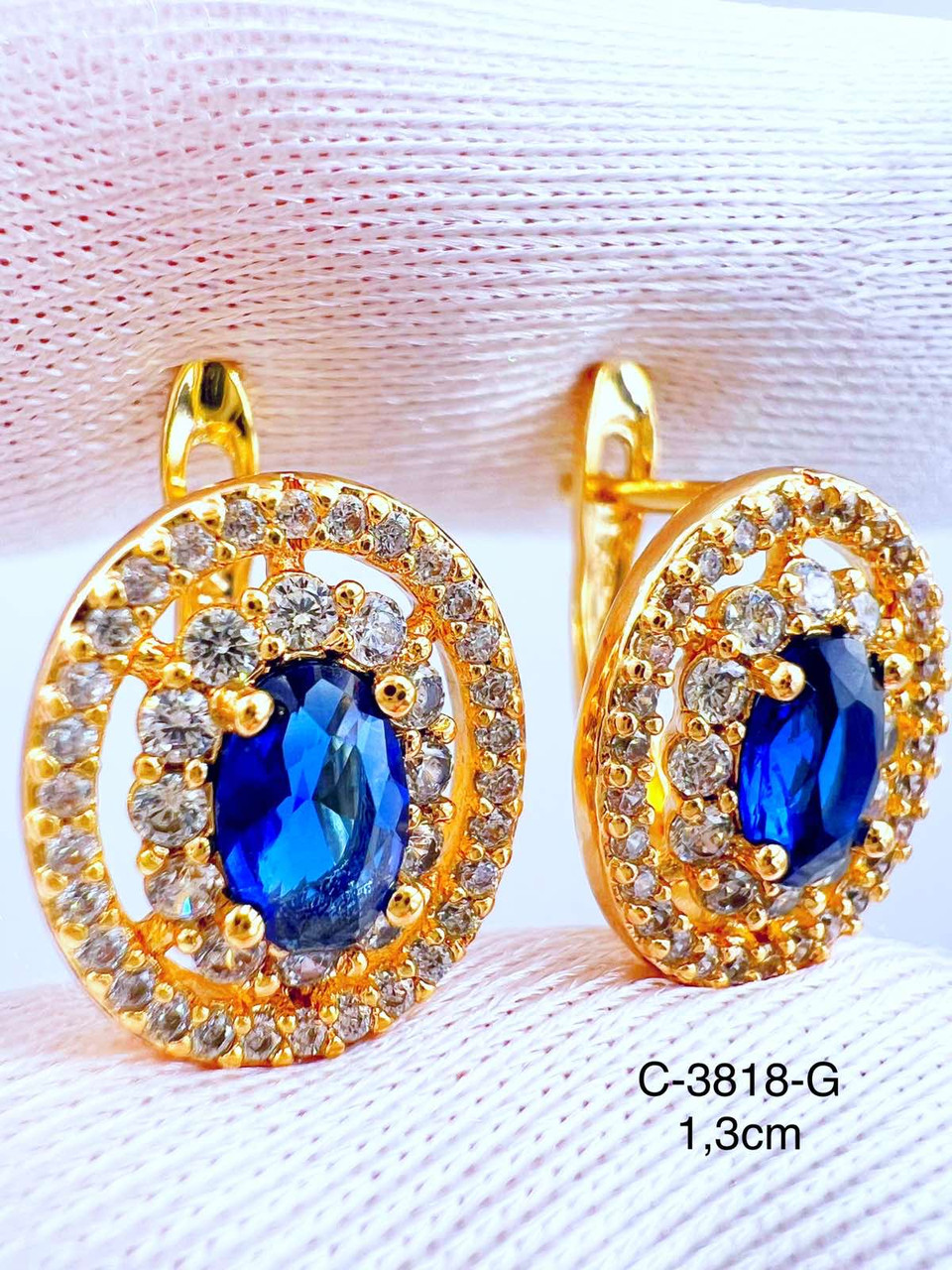 Сережки Xuping позолота