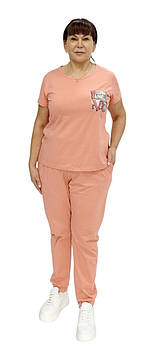 Літній костюм жіночий футболка та штани