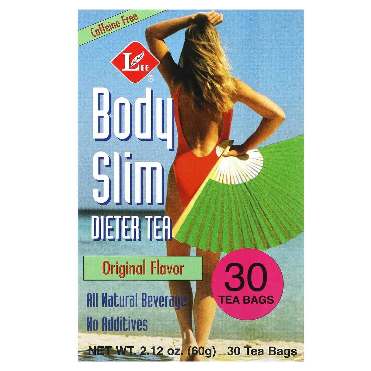 Uncle Lee's Tea, Body Slim, дієтичний чай, класичний, без кофеїну, 30 чайних пакетиків, 60 г (2,12 унції), фото 1