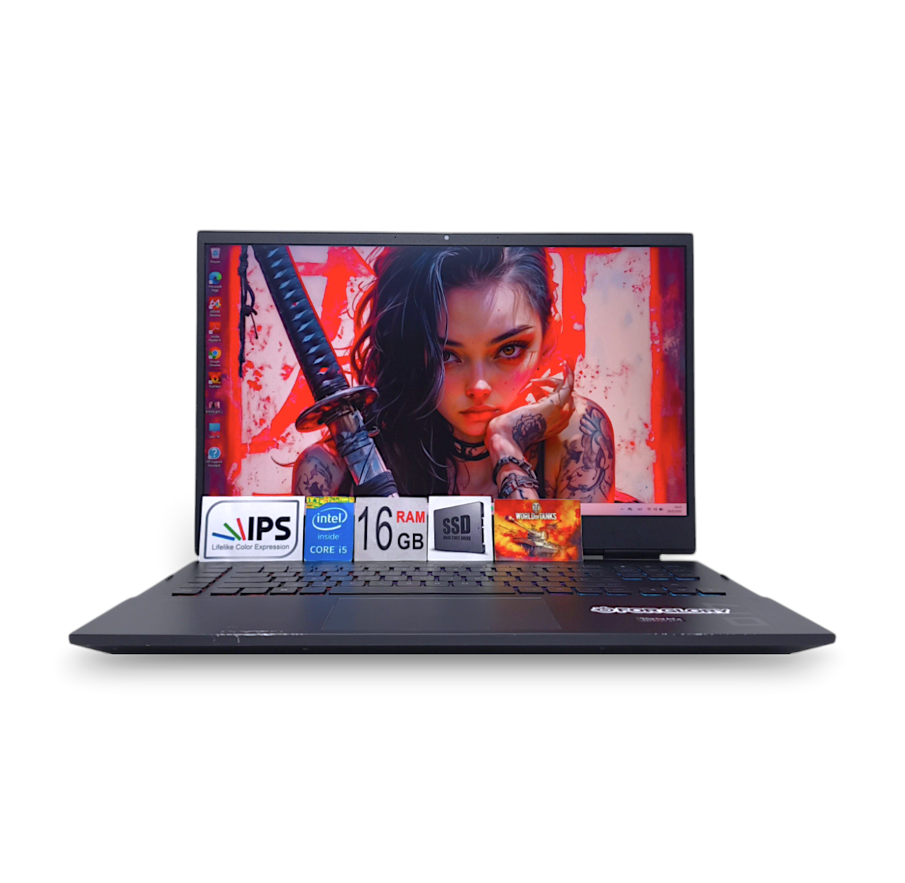 Ноутбук HP OMEN  17.3" 144Gz IPS FHD Core i5-11400H 16GB DDR4 SSD 512GB Nvidia RTX 3060 6GB
