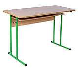 Стіл 2-місний з полицею, №6