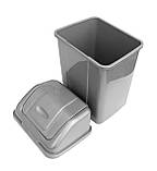 Відро для сміття пластикове Будиночок 10 літрів металік 22*18*38 см (ПолімерАгро), фото 6