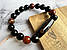 Браслет ДВ 9 очей із оніксу та яшми, приваблює потрібні ситуації та людей, фото 3