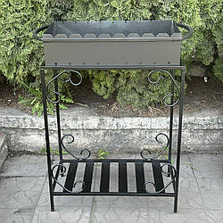 Мангал із дровницею на 9 шампурів 4мм