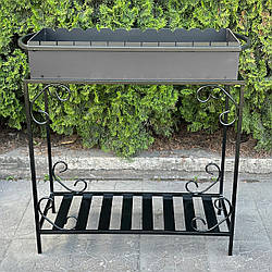 Мангал із дровницею на 12 шампурів 4мм