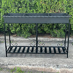 Мангал із дровницею на 20 шампурів 4мм