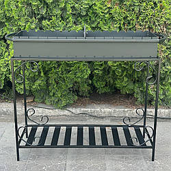 Мангал із дровницею на 15 шампурів 4мм