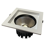 Світлодіодний світильник квадратний SC18CWK 1260Lm 6500K IP20 Грильято LEDMAX білий