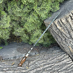 Шампур Mzavod з дерев'яною ручкою 630х12х3мм мармуровий