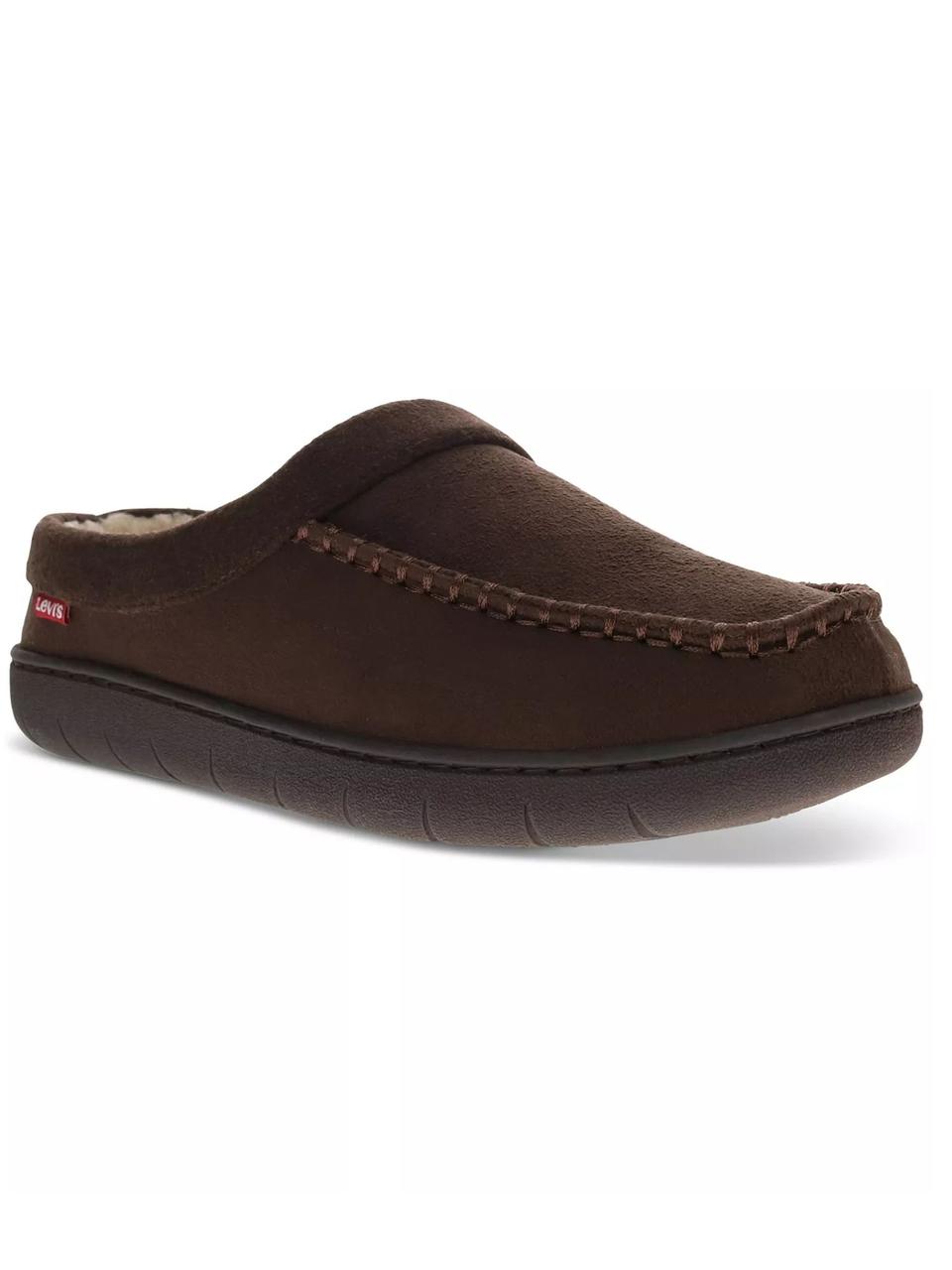 Чоловічі капці Victor Levi's на хутрі 46 (13 US) 30 см Коричневий 1159828865