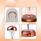 Світильник нічник лампа Медуза "Jellyfish" 21 см — помаранчевий (AS-180365), фото 3