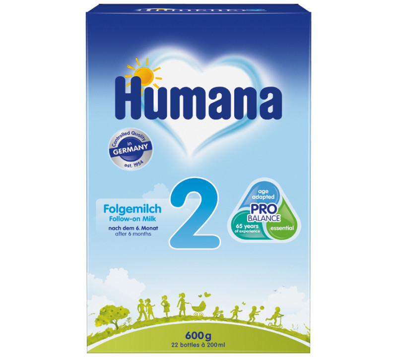 Humana 2 Суміш для дітей від 6 до 12 місяців, 600г. (Хумана), фото 1