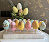 Ексклюзив! Авторский силіконовий молд для шоколаду та ін "ЗД яйця з декором по 4 см", фото 9