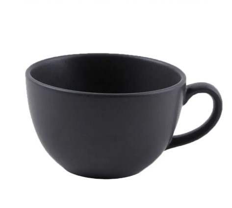 Чашка чайна Black 320 мл порцеляна Porland 322134/Bl