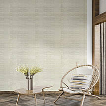 Самоклеюча декоративна 3D панель 700x700x8.5мм Білий Бамбук (071) SW-00000073, фото 5